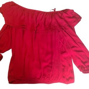 Michael Kors Scarlet Ruffle Blouse